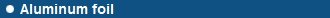 Aluminum foil